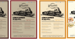 "Gourmet World Lunch Express Promo Poster 2013"