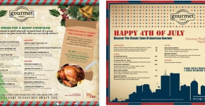 2011 Gourmet World Promo Collateral